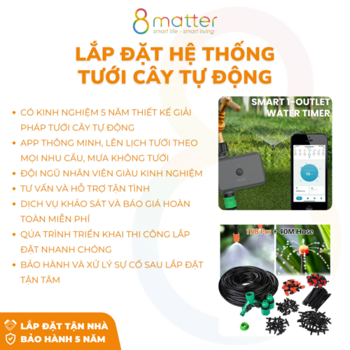 hệ thống tưới cây tự động