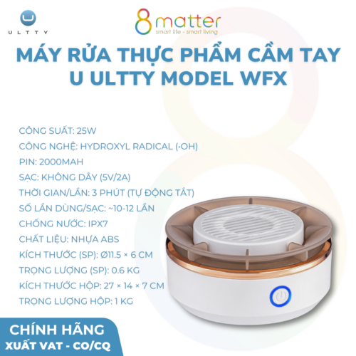 máy rửa thực phẩm cầm tay