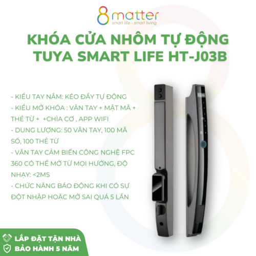 Khóa Thông Minh TUYA SMART LIFE HT-J03B