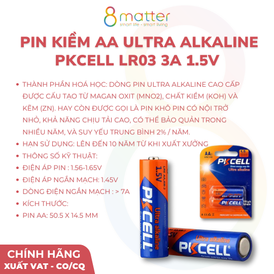 pin kiềm aa