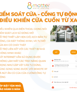 lắp đặt bộ điều khiển cửa cuốn, cổng tự động