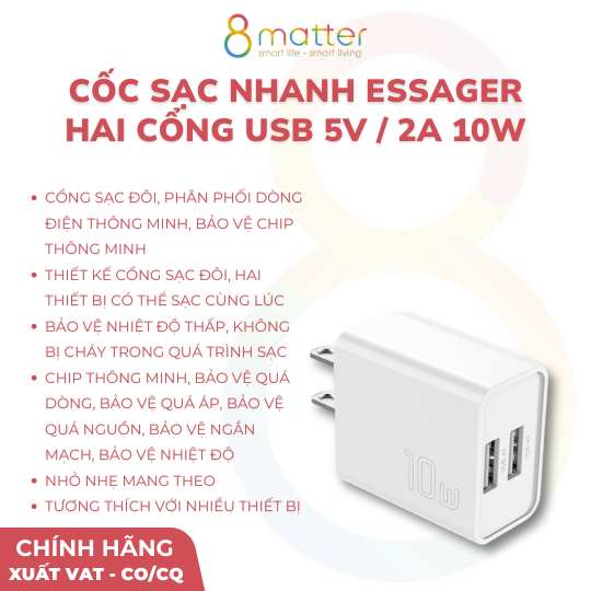 cốc sạc nhanh