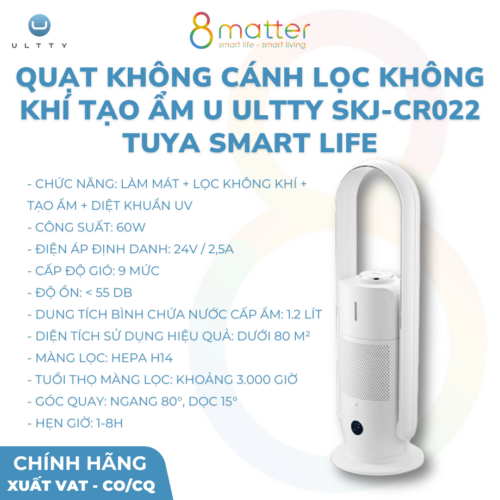 quạt không cánh lọc không khí