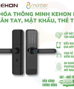 Khoá Thông Minh Chính Hãng KEHON F8 VÂN TAY, MẬT KHẨU, THẺ TỪ - Hỗ Trợ Lắp Đặt