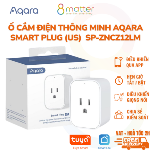 [CÔNG SUẤT 2300W] Ổ Cắm Zigbee 3.0 Bản Châu Âu (EU) - Tự Động Ngắt An Toàn, Chống Cháy Nổ, Kết Nối Smarthome